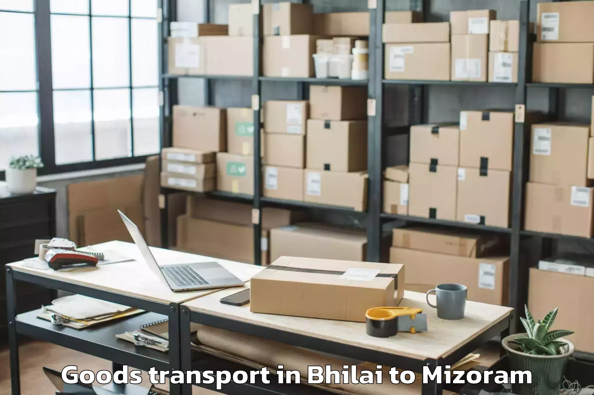 Quality Bhilai to Khawbung Goods Transport